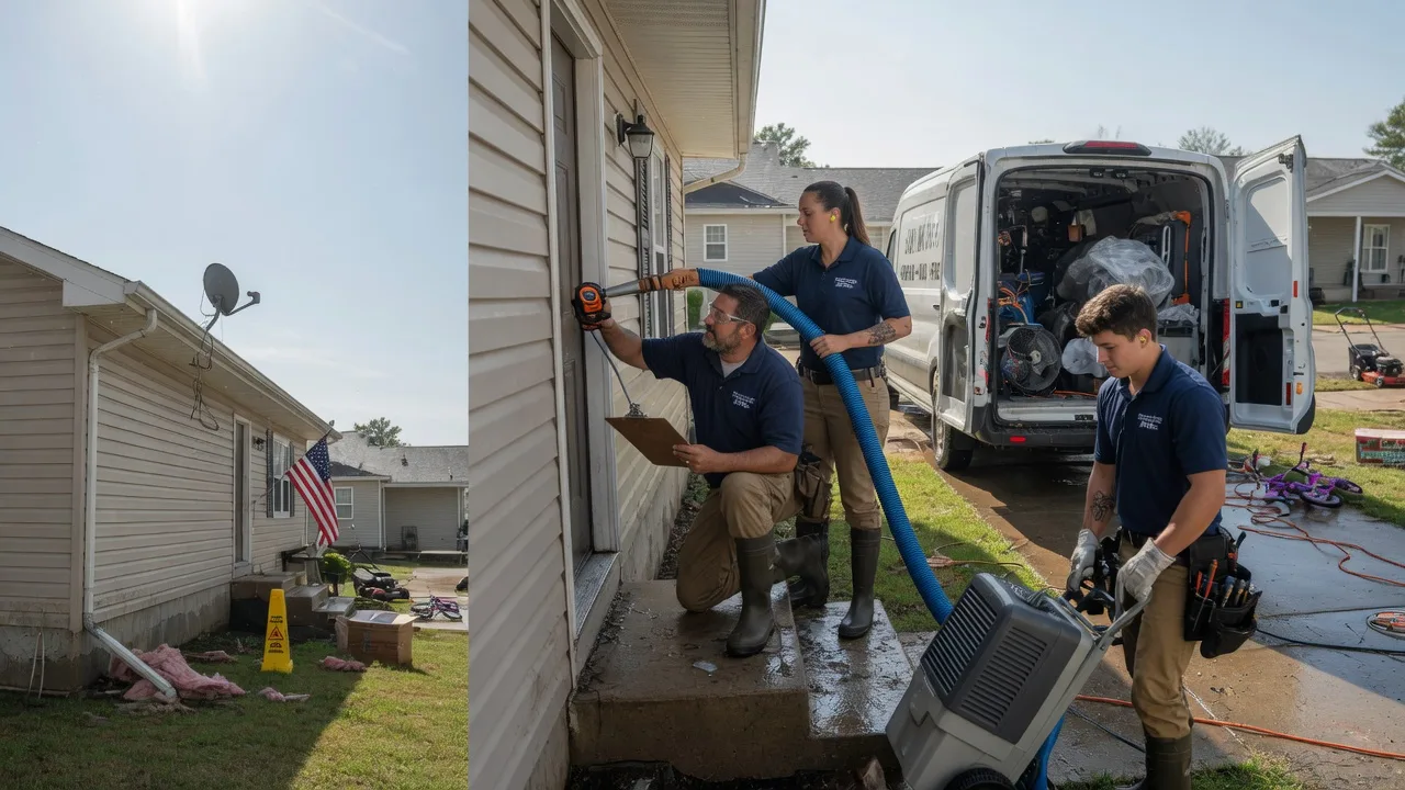 Ceiling Water Damage Restoration in Warsaw, VA near me